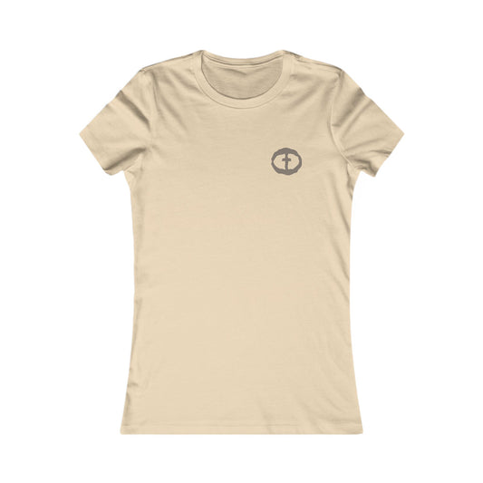 Rock and Salvation Women's Cotton Lightweight Tee - Cream