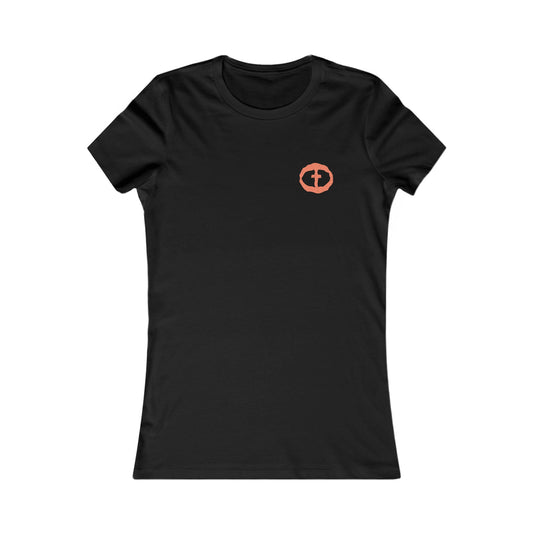 Summer Vibe Waves Women's Cotton Lightweight Tee - Black
