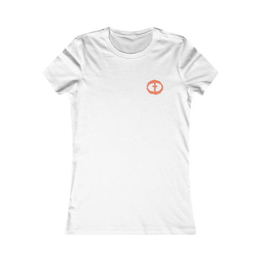 Summer Vibe Waves Women's Cotton Lightweight Tee - White