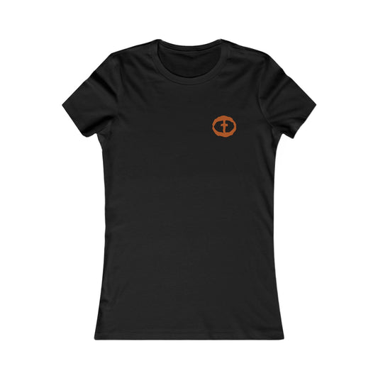 Lake Time Women's Cotton Lightweight Tee - Black