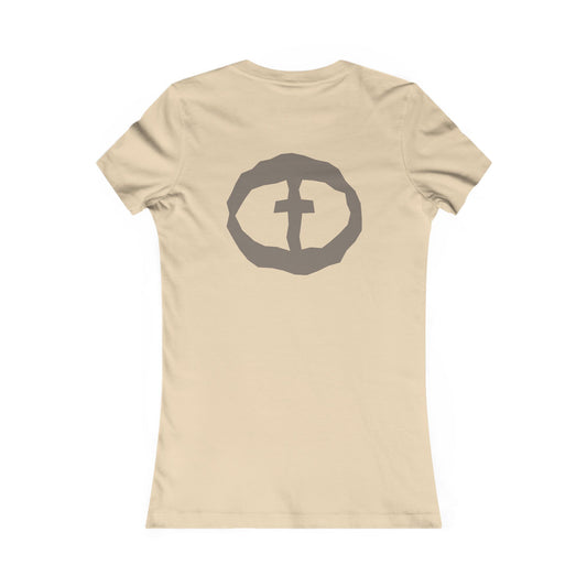 Rock and Salvation Women's Cotton Lightweight Tee - Cream