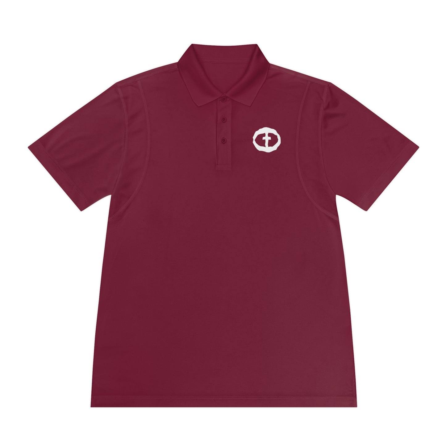 Lightweight Polo with White Rock and Salvation Print