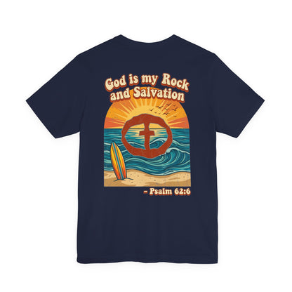 Retro Ocean and Surf Men's Cotton Lightweight Tee - Navy