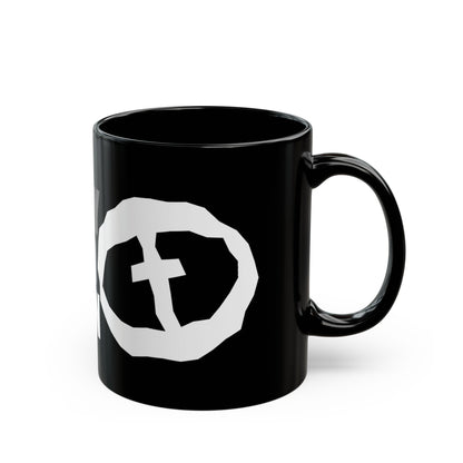 Black Rock and Salvation 11oz Mug with Grey and White Graphic