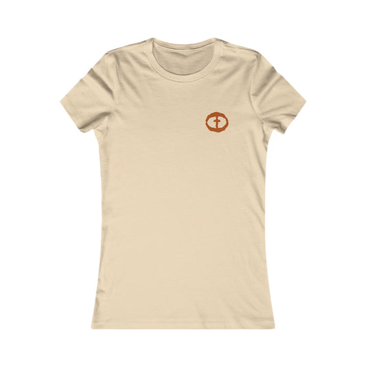 Lake Time Women's Cotton Lightweight Tee - Cream