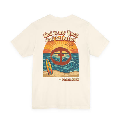 Retro Ocean and Surf Men's Cotton Lightweight Tee - Natural