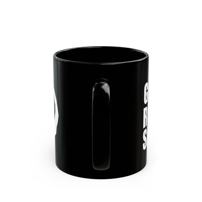Black Rock and Salvation 11oz Mug with Grey and White Graphic