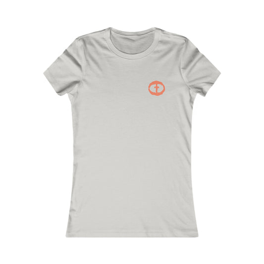 Summer Vibe Waves Women's Cotton Lightweight Tee - Silver