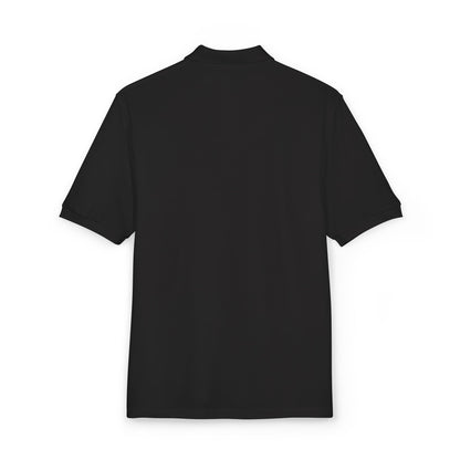 Port Authority White Embroidered Rock and Salvation Polo Shirt