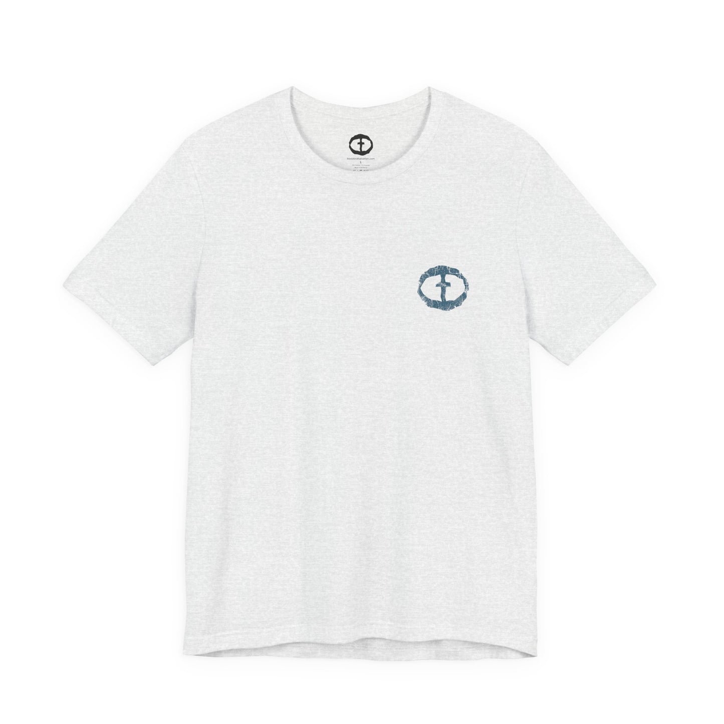 Summer Vibe Waves Men's Cotton Lightweight Tee - Grey