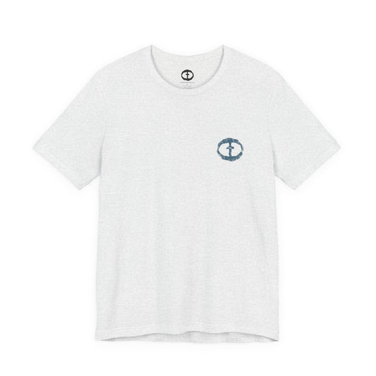 Summer Vibe Waves Men's Cotton Lightweight Tee - Grey