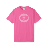 Women Heavyweight Front Graphic Tee - Pink