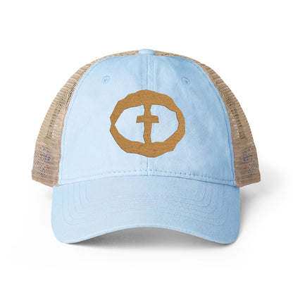 Tess Women's Ponytail Cap - Cashmere Blue