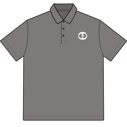 Cotton Polo with Rock and Salvation on Front and Back