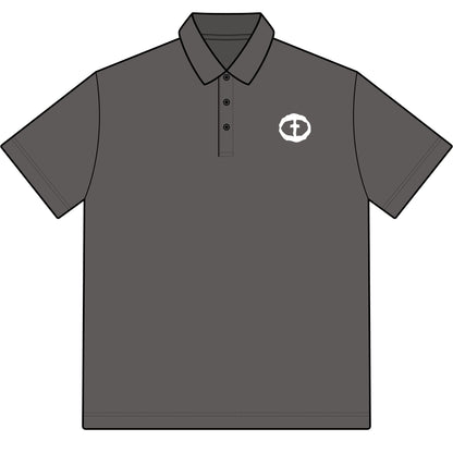 Cotton Polo with Rock and Salvation on Front and Back