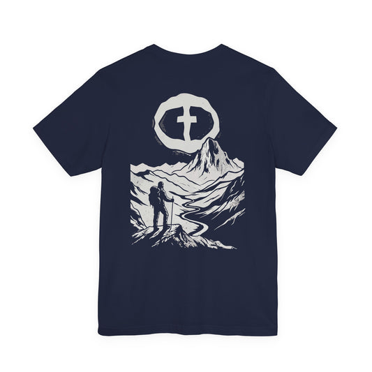 Seeking Jesus Men's Cotton Lightweight Tee - Navy