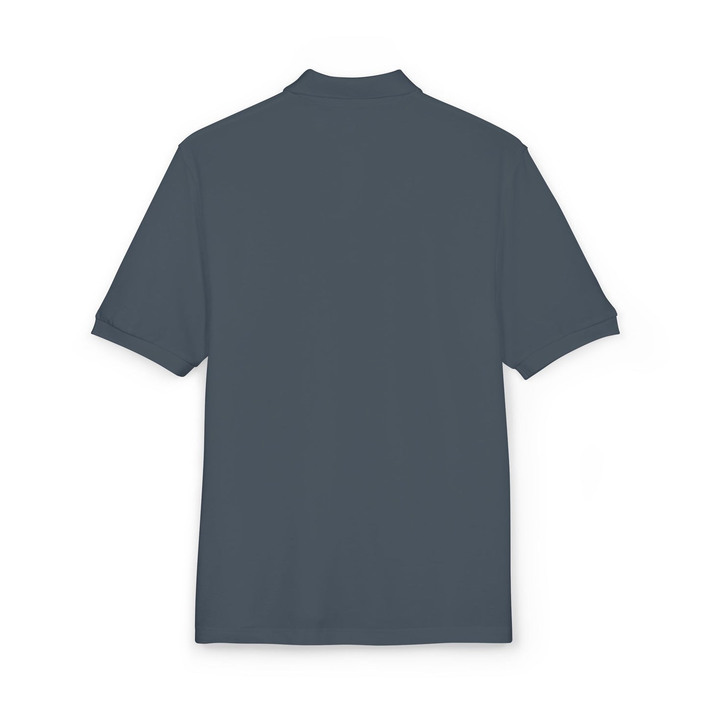 Port Authority White Embroidered Rock and Salvation Polo Shirt