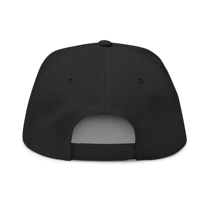Flat Bill Snapback Cap - Offset Gray Rock and Salvation