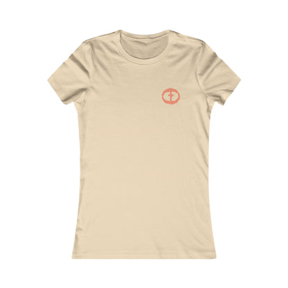 Summer Vibe Women's Cotton Lightweight Tee - Cream