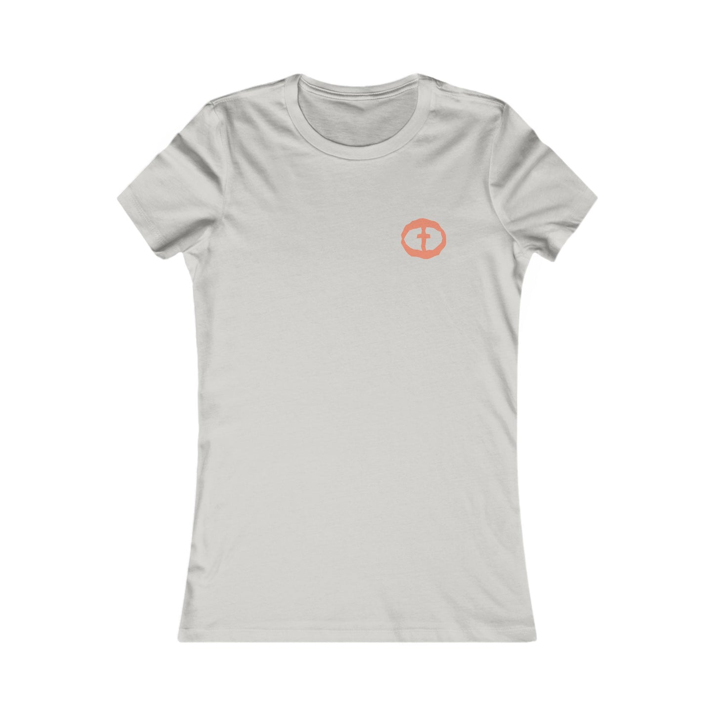 Summer Vibe Women's Cotton Lightweight Tee - Silver