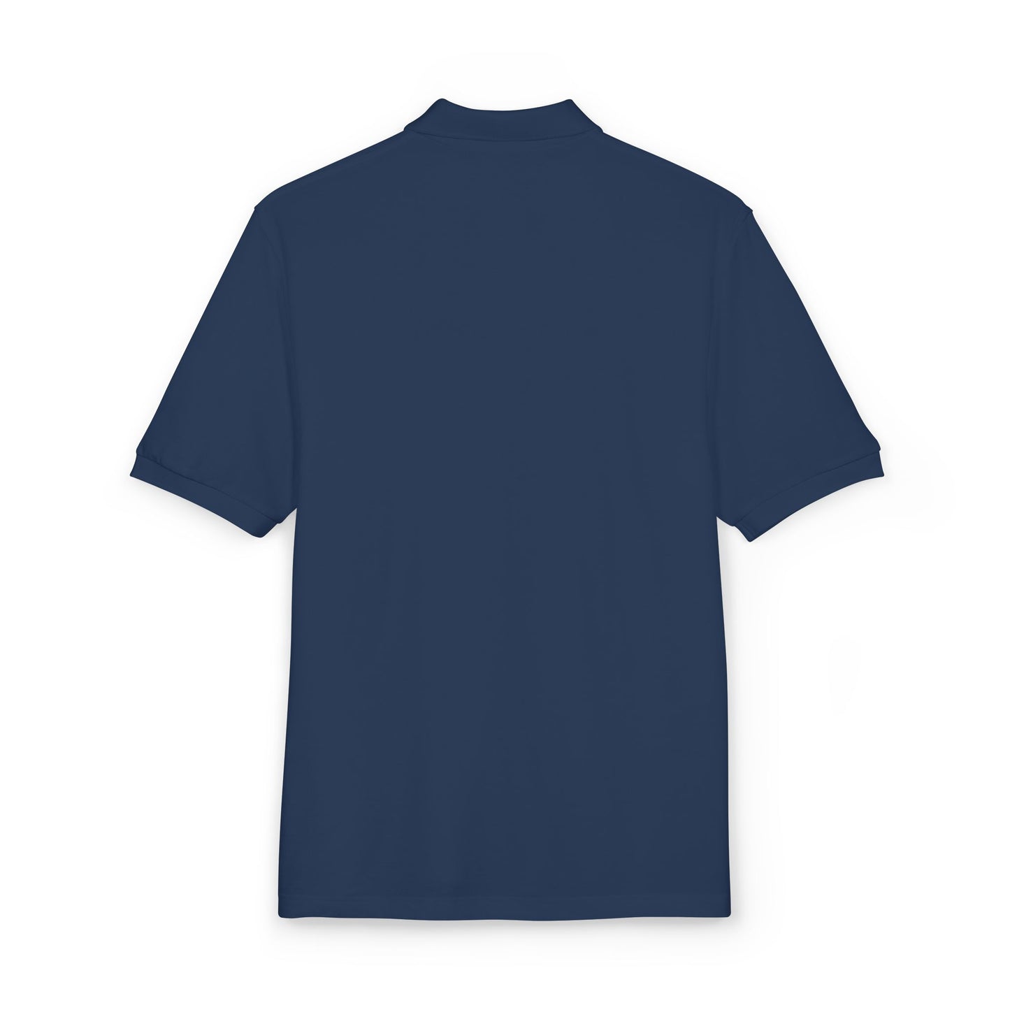Port Authority White Embroidered Rock and Salvation Polo Shirt