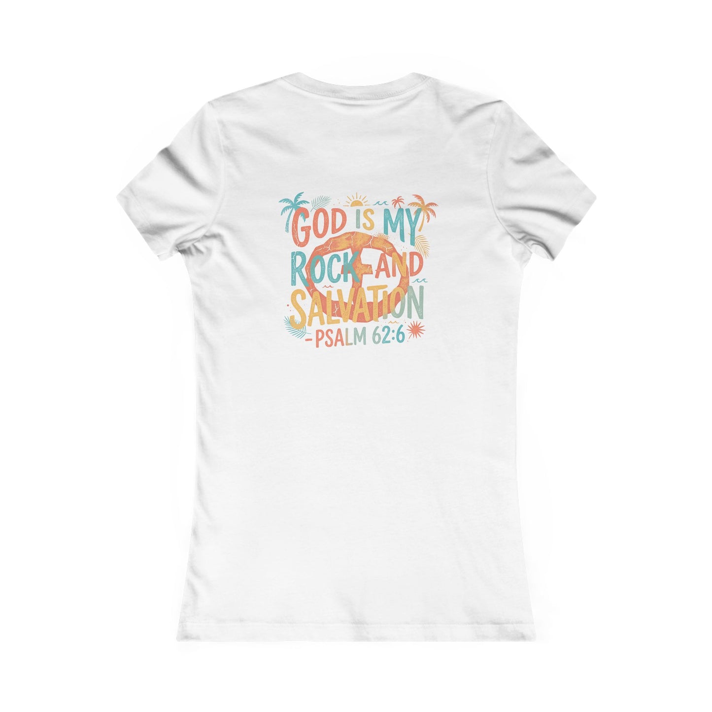 Summer Vibe Women's Cotton Lightweight Tee - White