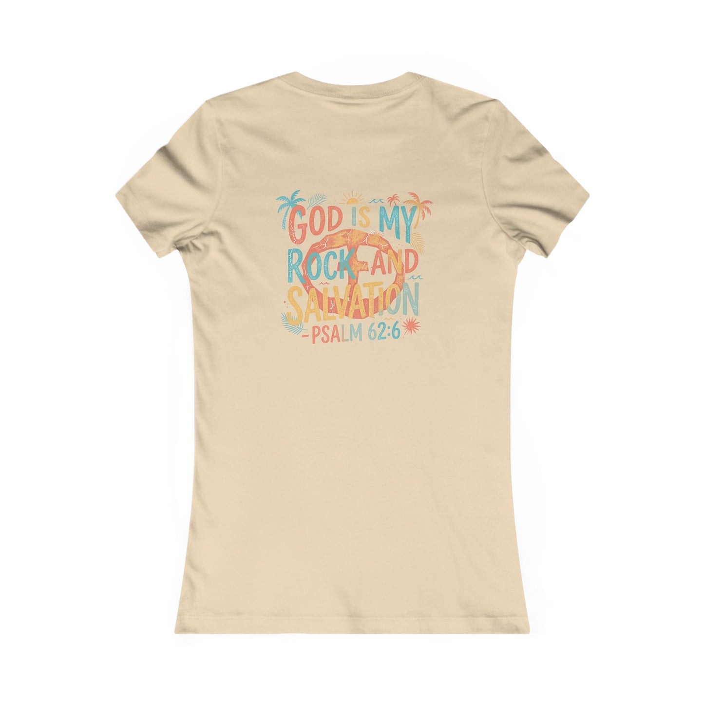 Summer Vibe Women's Cotton Lightweight Tee - Cream