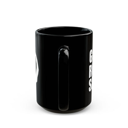 Black Rock and Salvation 15oz Mug with Grey and White Graphic