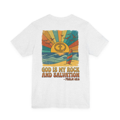 Retro Sun and Surf Men's Cotton Lightweight Tee - Ash