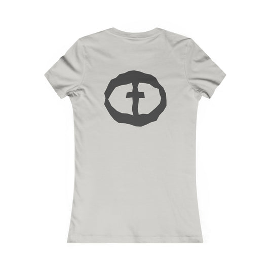 Rock and Salvation Women's Cotton Lightweight Tee - Silver
