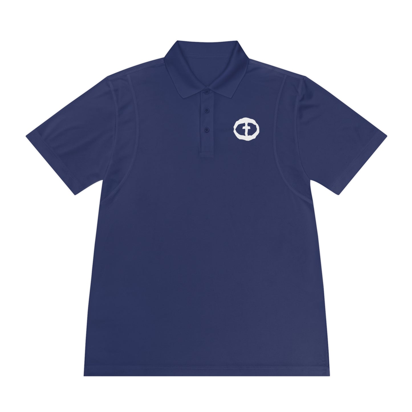 Lightweight Polo with White Rock and Salvation Print
