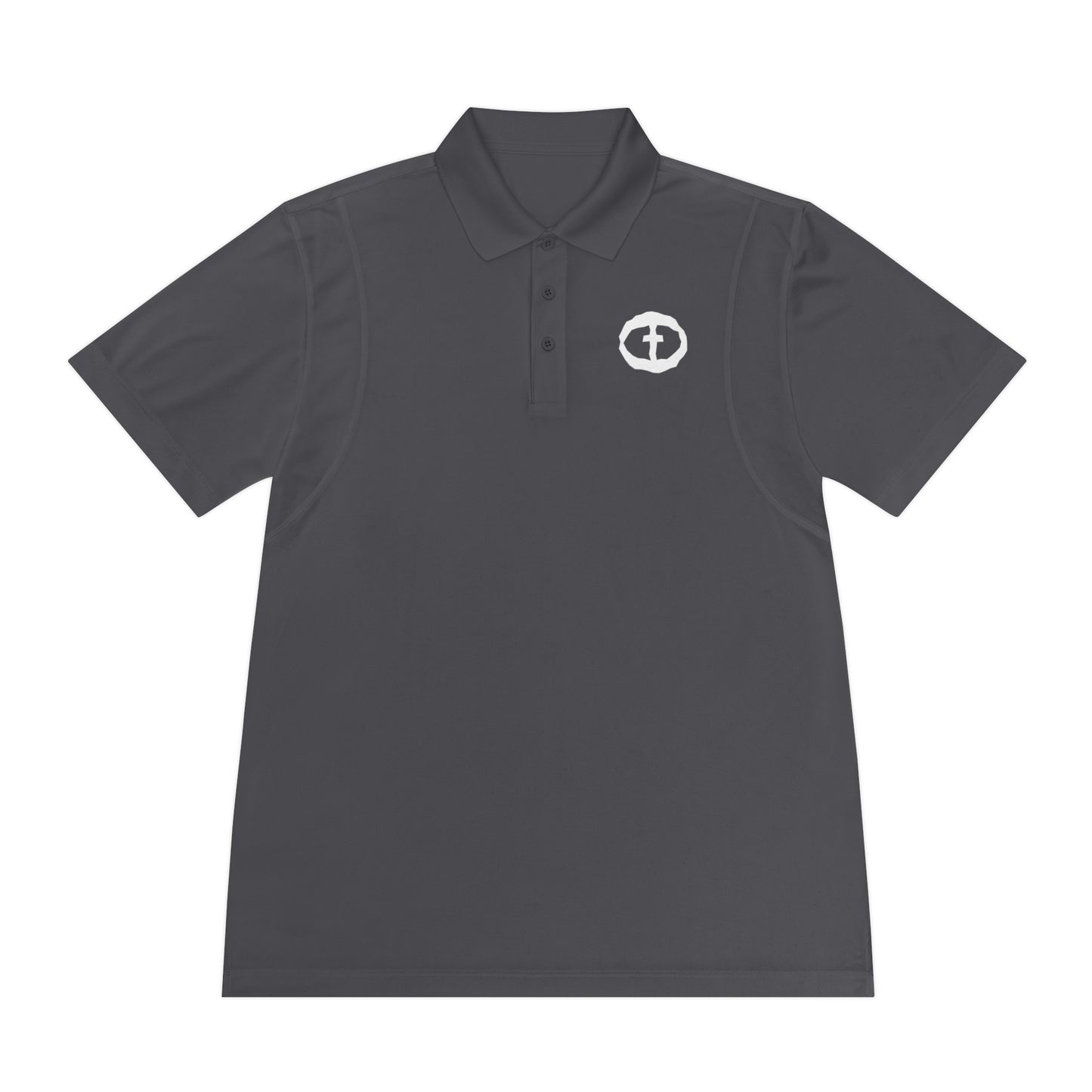 Lightweight Polo with White Rock and Salvation Print