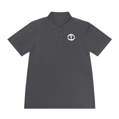 Lightweight Polo with White Rock and Salvation Print